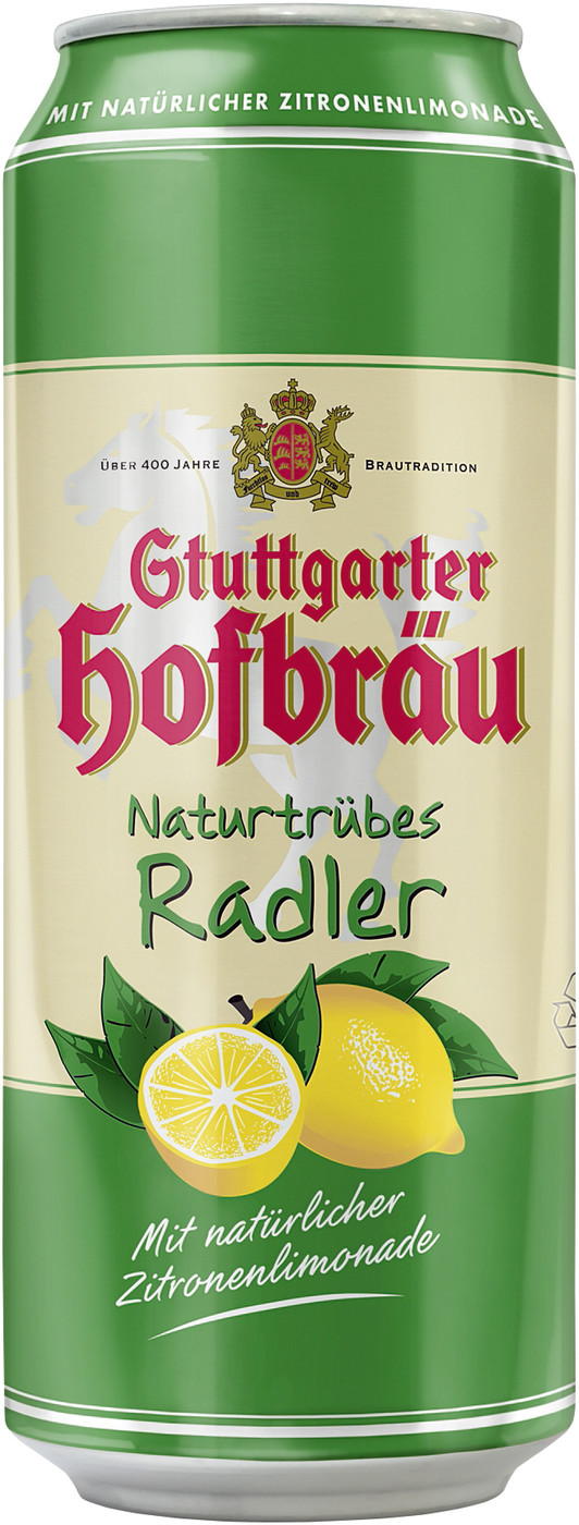 Stuttgarter Hofbräu Naturtrübes Radler 0,5L