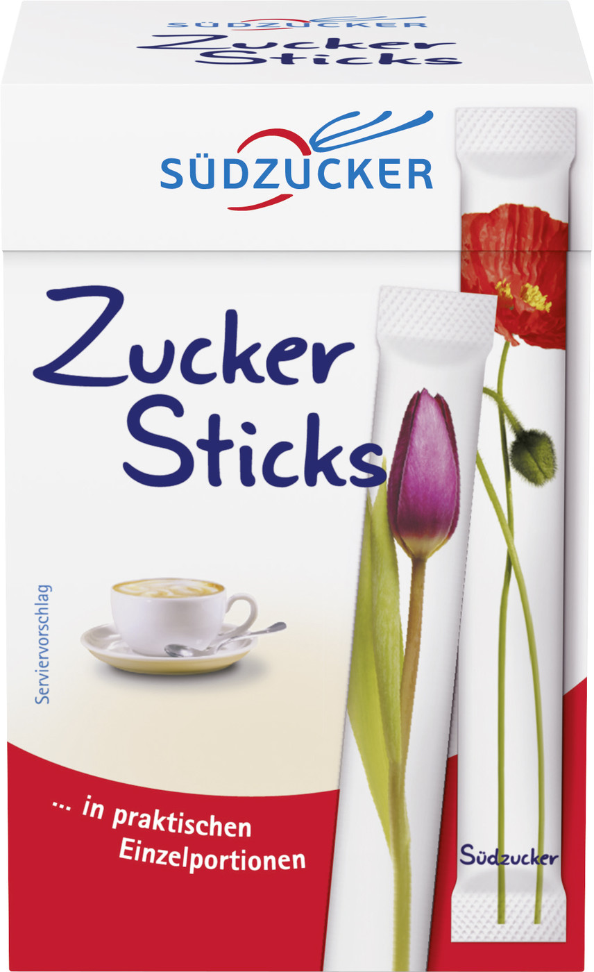 Südzucker Zucker Sticks 50ST 250G