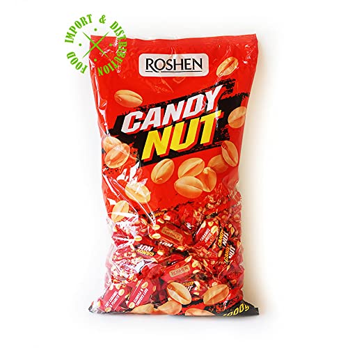 Süßigkeiten Roshen Candy Nut Karamell mit Nüssen 1kg von ROSHEN