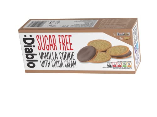 Sugar Free Vanilla Cookie with Cocoa Cream - 176g