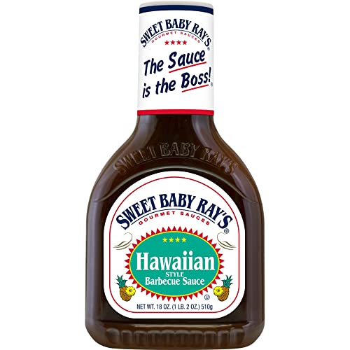 Sweet Baby Ray's, BBQ Sauces, 18-Ounce Bottle (Pack of 3) (Hawaiian)