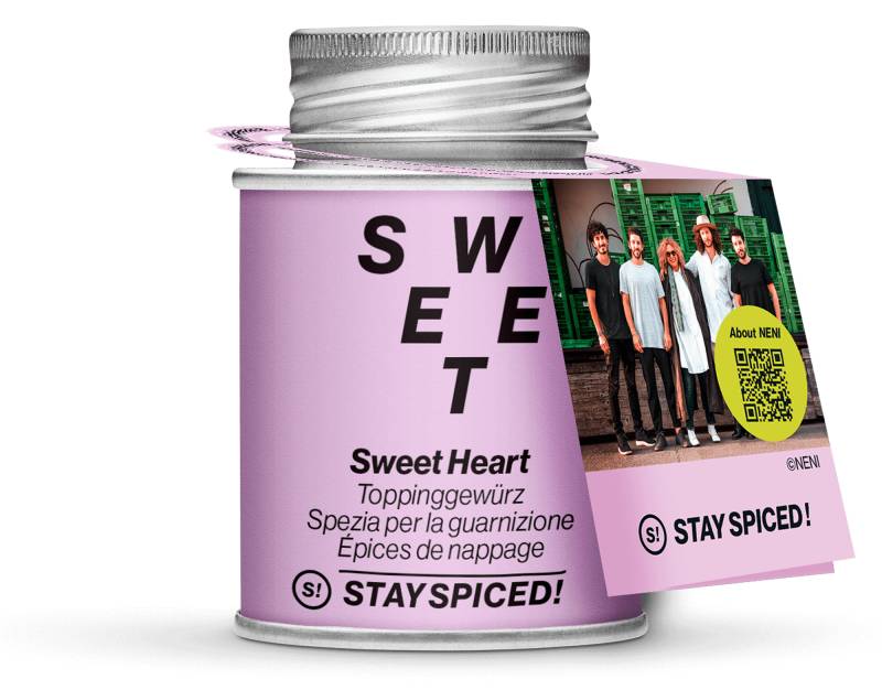 Sweet Heart, Toppinggewürz, 170ml Schraubdose