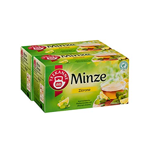 TEEKANNE Minze Zitrone (mint lemon) / 2x 20 tea bags / fresh + direct german-import by Teekanne GmbH & Co. KG von Teekanne GmbH & Co. KG