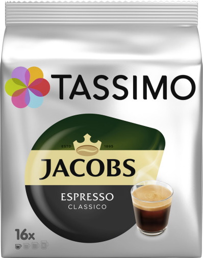 Tassimo Jacobs Kaffee Espresso Classico 16ST 118,4G