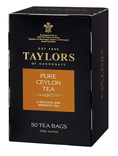 Taylors of Harrogate Pure Ceylon Tea, 50 Count Tea Bags by Taylors of Harrogate von Taylors of Harrogate