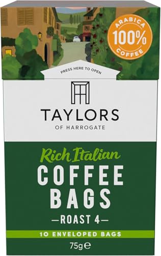 Taylors of Harrogate Reichhaltige italienische Kaffeebeutel, 75 g von Taylors of Harrogate