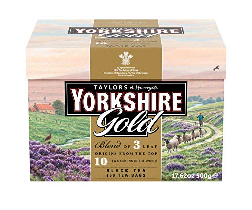 Yorkshire Tea Tee Beutel Yorkshire Gold 3E+3 Gramm 16.9 Flüssigunzen 1 Stück Geschmacklos Schwarzer Tee Yorkshire von Yorkshire Tea