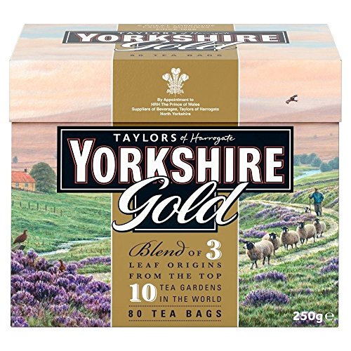 Taylors of Harrogate Yorkshire Gold-Tee (80) - Packung mit 2 von Taylors of Harrogate