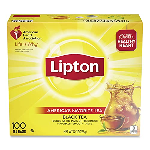 Lipton Tea Bags, Geschmacklos, 100/Box, 17.3 x 20 x 7 cm von Lipton