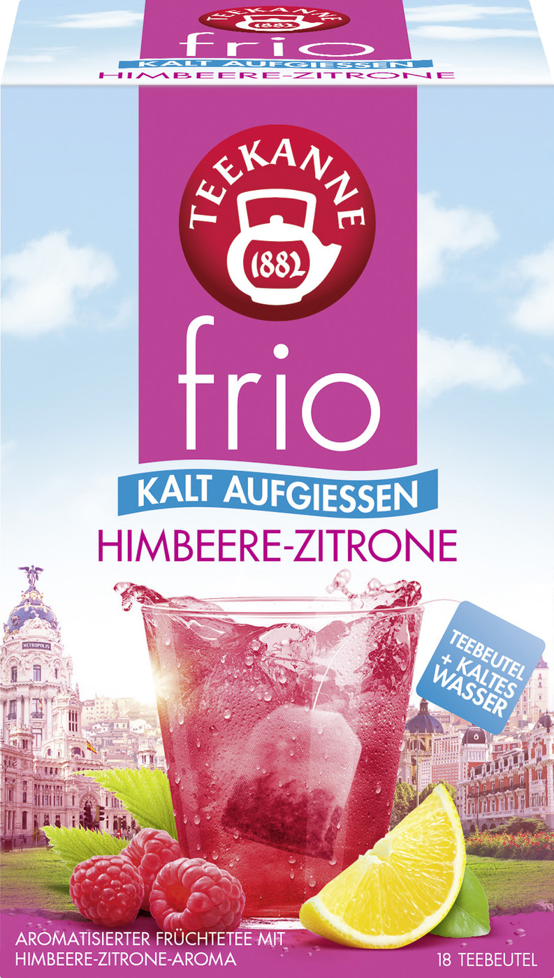 Teekanne Frio Himbeer-Zitrone 18ST 45G