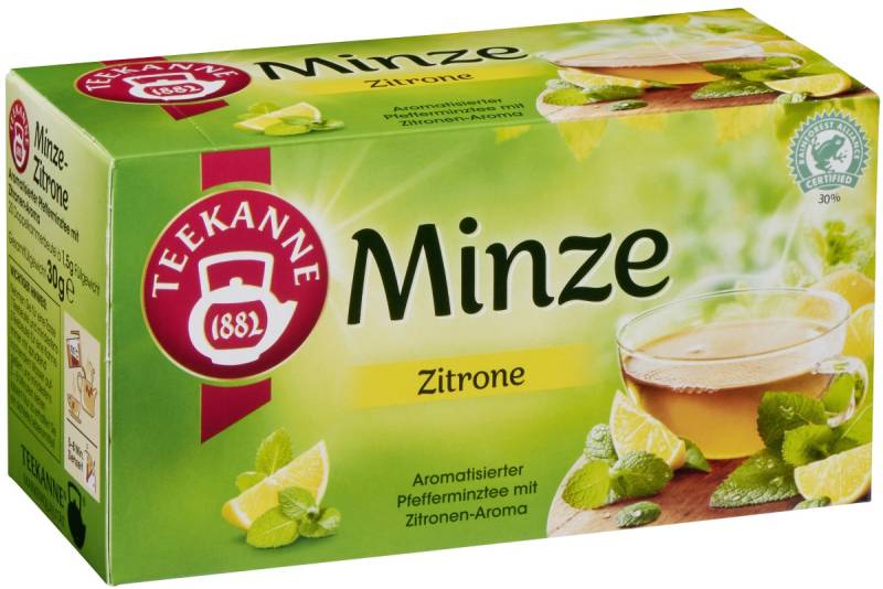 Teekanne Spritzige Minze Zitrone 20ST 30G