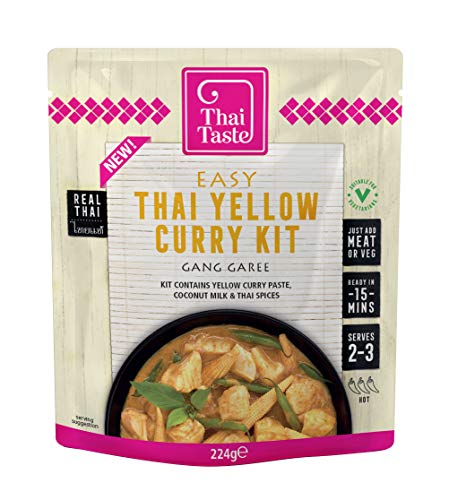 Thai Taste Yellow Curry Meal Kit, 224 g, 6 Stück von Thai Taste