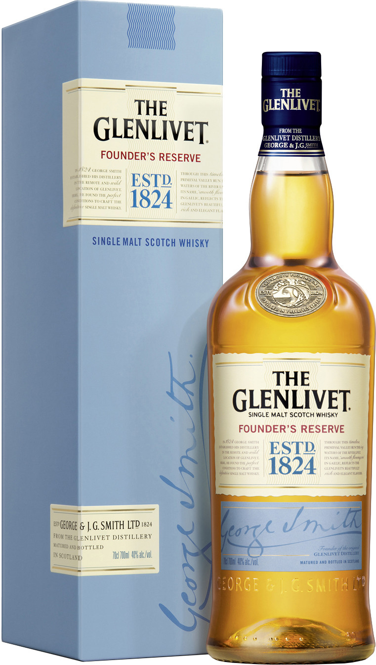 The Glenlivet Whisky Founders Reserve 40% GP 0,7L 0,7 ltr