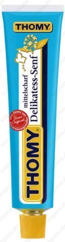 Thomy Delikatess-Senf ( Mild Mustard ) in Tube ( 100 ml ) by Thomy [Foods]