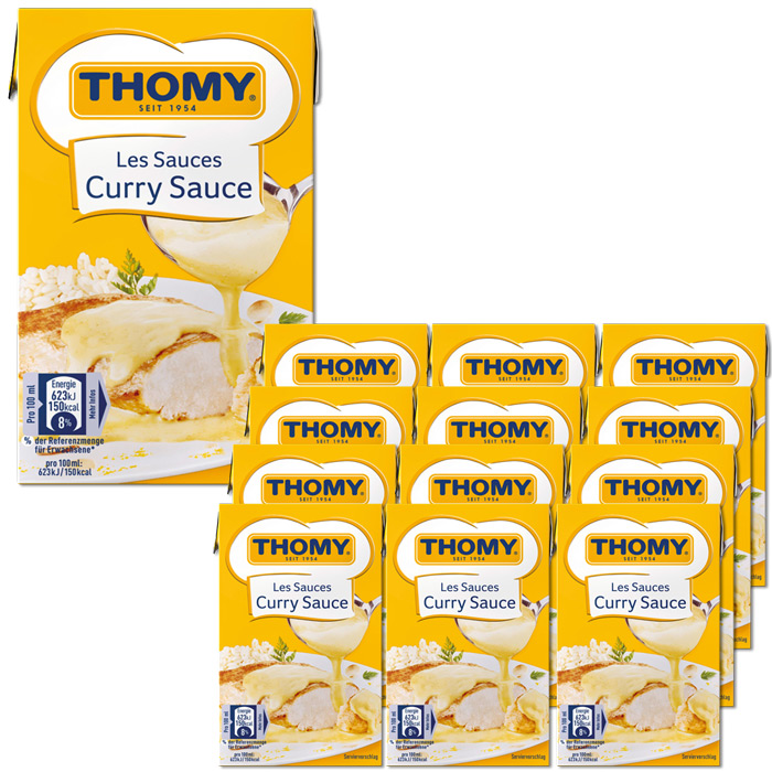 Thomy Les Sauces Curry Sauce 12x250ML