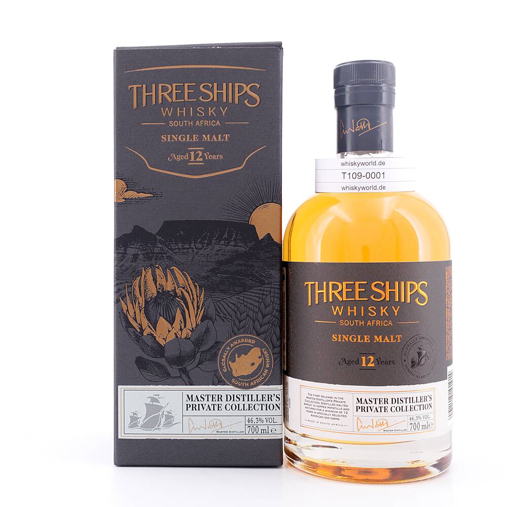 Three Ships South Afrika Single Malt 0,70 L/ 46.3% vol