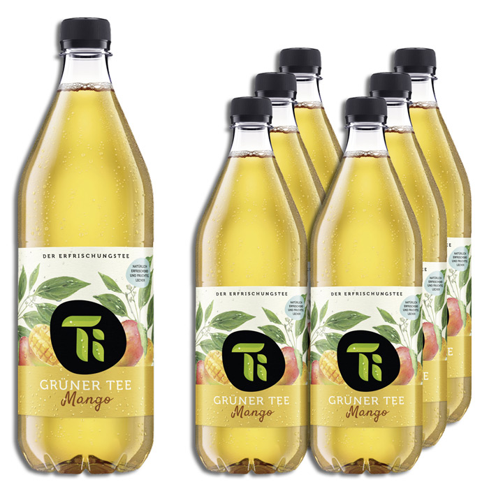 Ti Bio Grüner Tee & Mango 6x1L