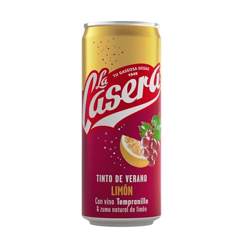 Tinto De Verano Con Limón La Casera Pack de 8 Latas 33 cl von La Casera