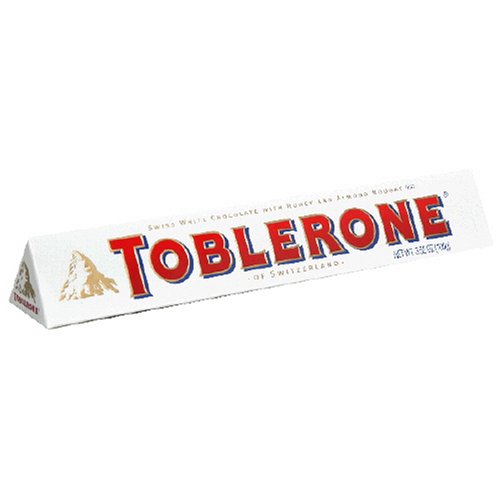 Toblerone White Chocolate Riegel, 100 ml, 12 Stück