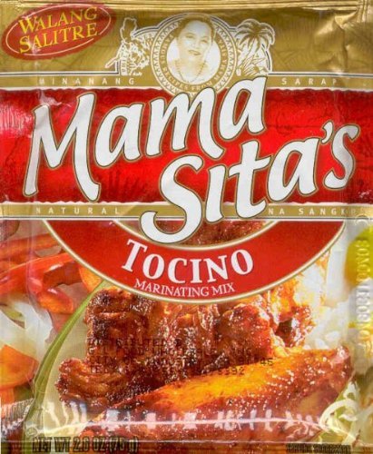 Tocino Marinating Mix (Sweetened Cured Pork Mix) - 2.6oz (Pack of 6) by N/A