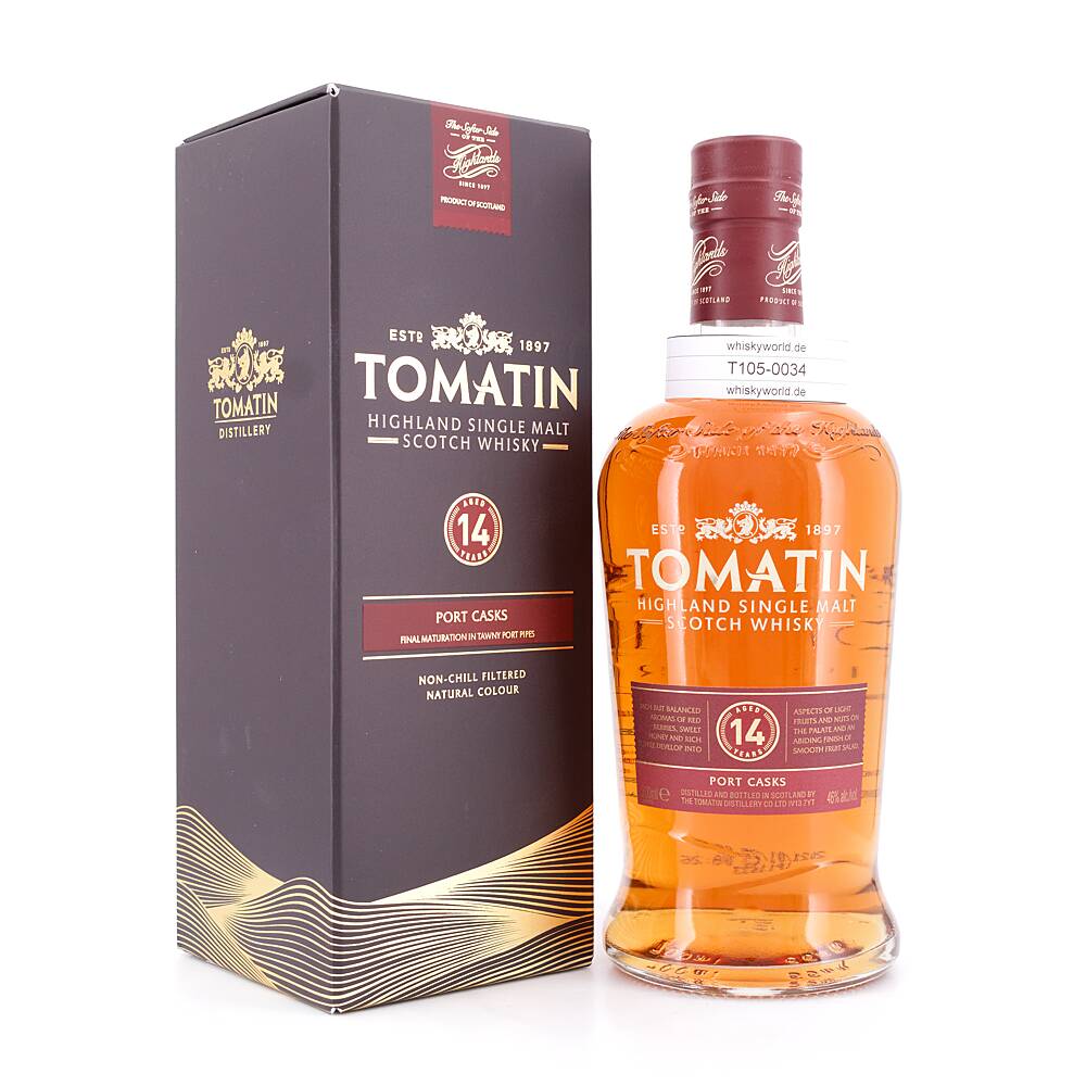 Tomatin 14 Jahre Port Cask 0,70 L/ 46.0% vol