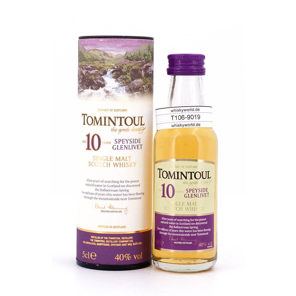 Tomintoul 10 Jahre the gentle dram the gentle dram 0,050 L/ 40.0% vol