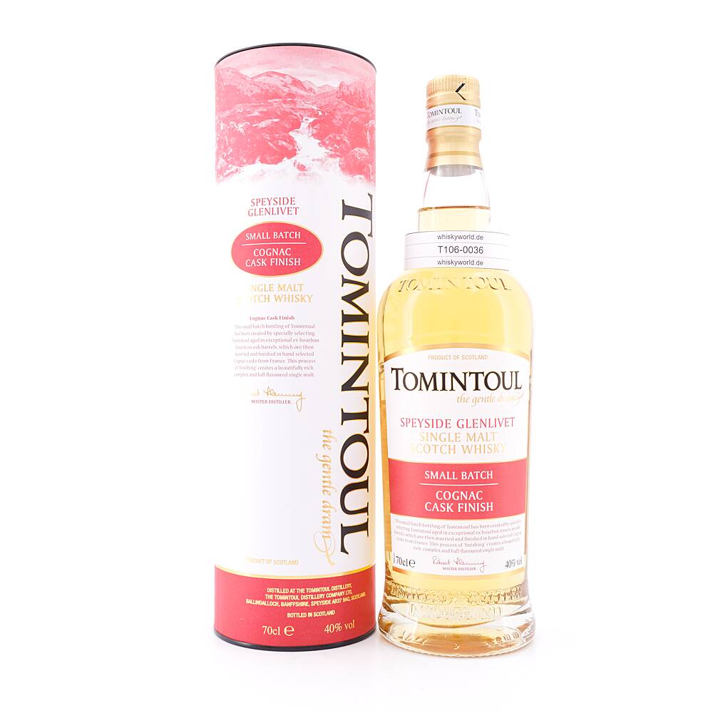 Tomintoul Cognac Cask Finish 0,70 L/ 40.0% vol