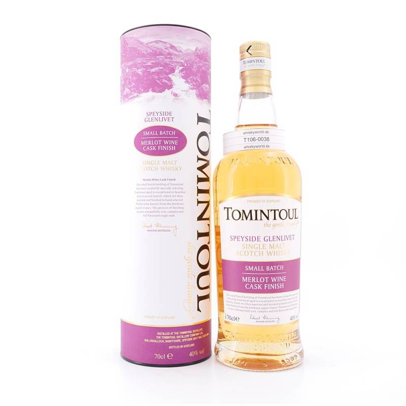 Tomintoul Merlot Cask Finish 0,70 L/ 40.0% vol