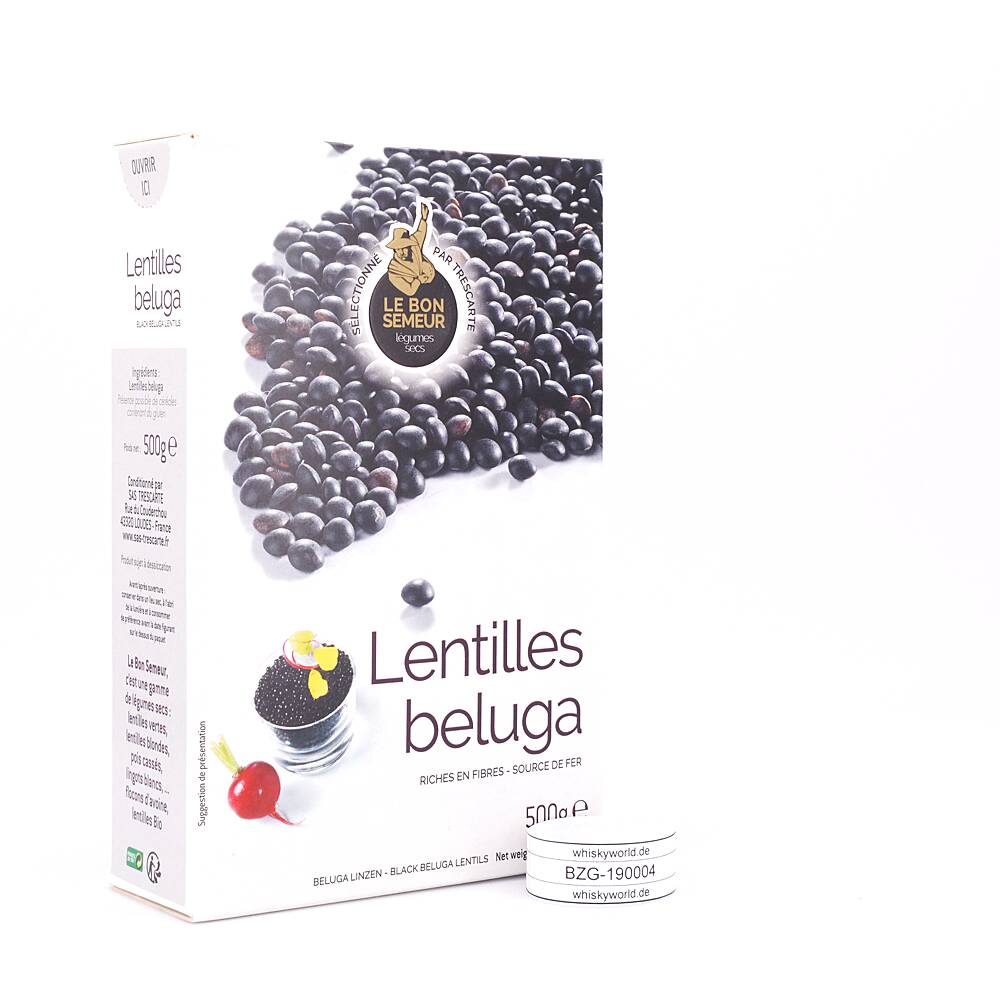 Trescarte Lentilles Beluga Beluga Linsen 500 g