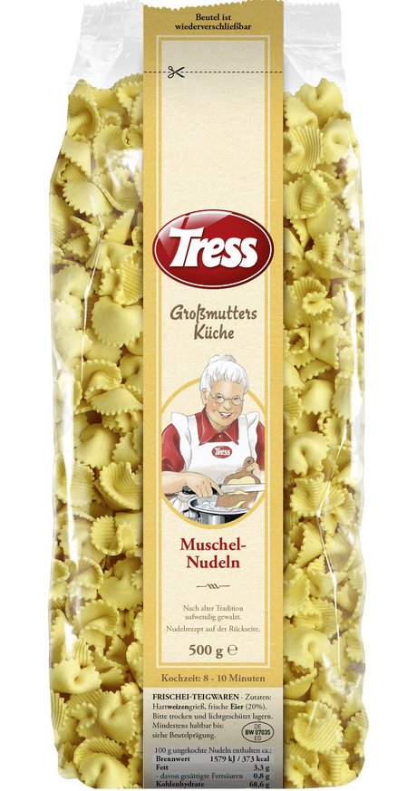 Tress Großmutters Küche Muschel-Nudeln 500G