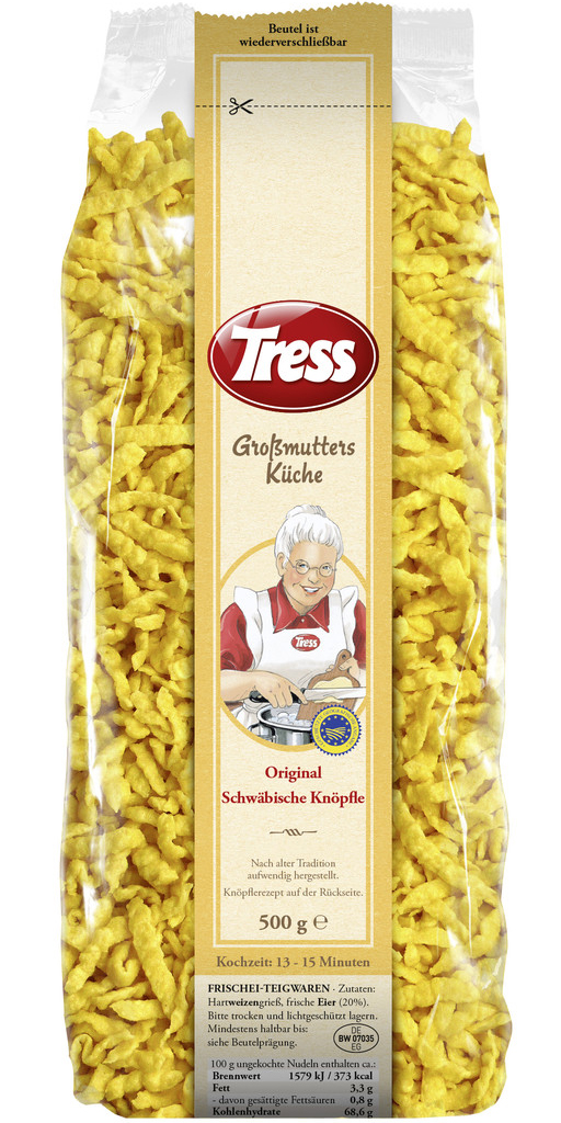 Tress Großmutters Küche Original Schwäbische Knöpfle 500G