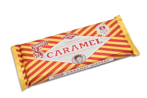 Tunnock's Real Milk Chocolate Caramel Wafers 8 Pack of 30g by Tunnock's von Tunnock's