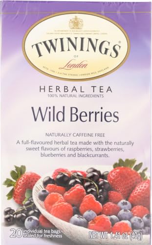 Twinings Herbal Wild Berries Teebeutel, 20 Stück von Twinings