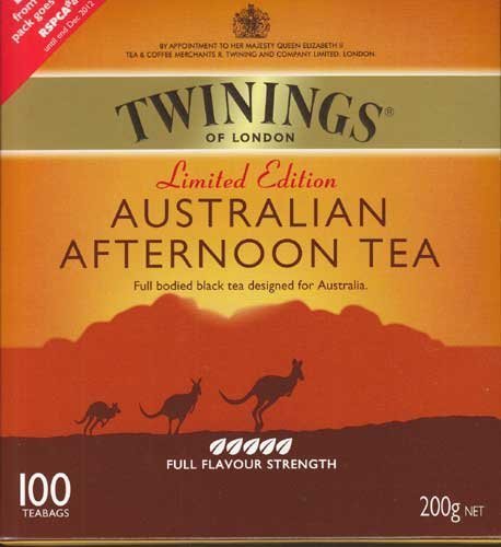 Twinings of London Australian Afternoon Tea - 100 Tea Bags - Full Bodied Black Tea Designed for Australia by Twinings of London von Twinings