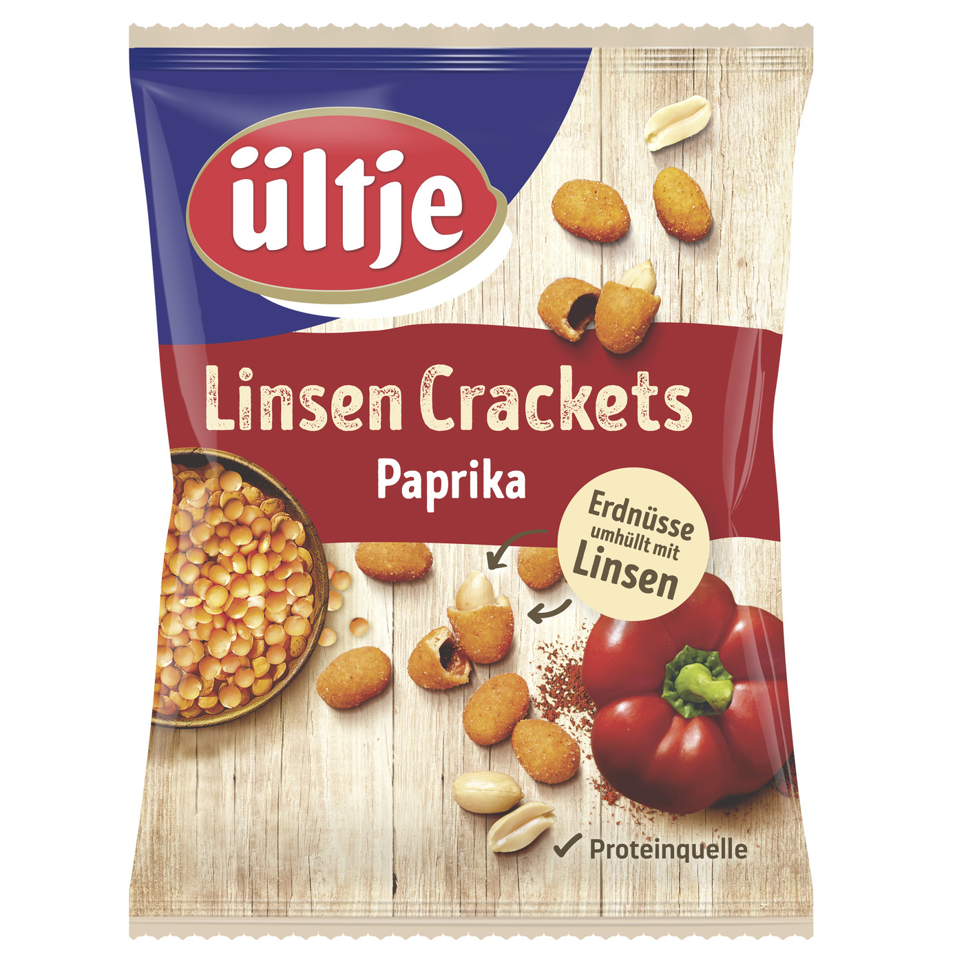 Ültje Linsen Crackets Paprika 110G