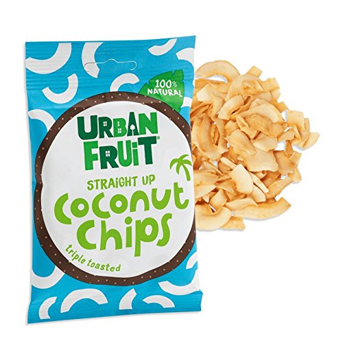 Urban Fruit Kokosnuss-Chips Straight Up 4 x 18g von Urban Fruit