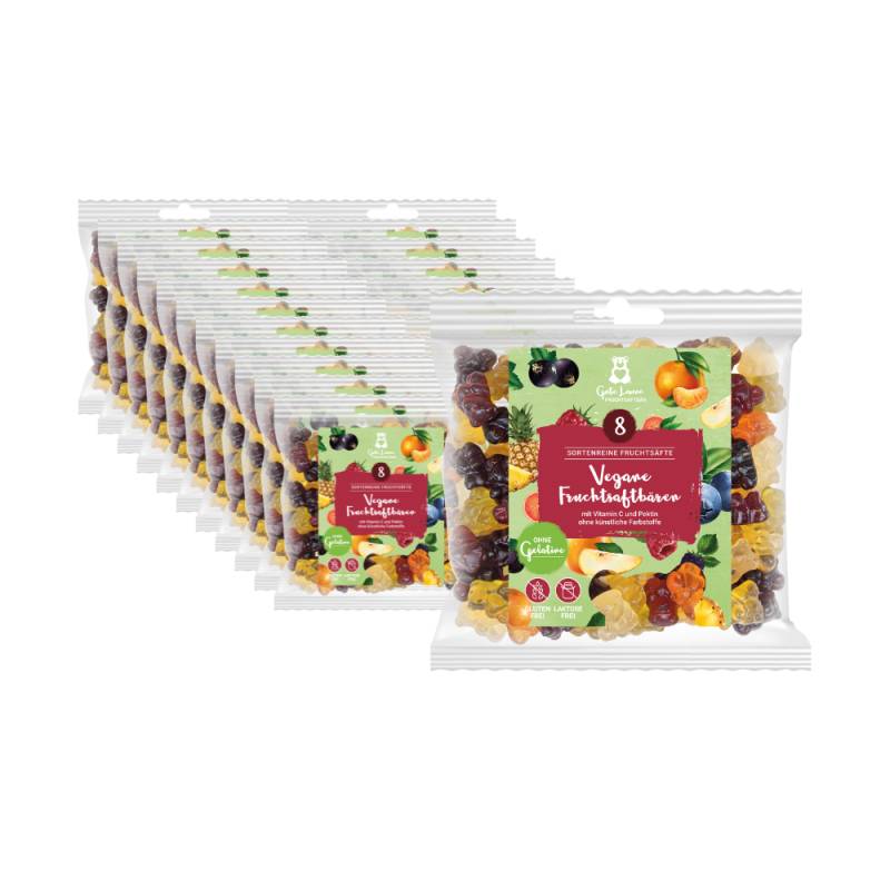 Vegane Fruchtsaftbären - Fruchtgummi Großverpackung (VE mit 23x 150g Tüten)