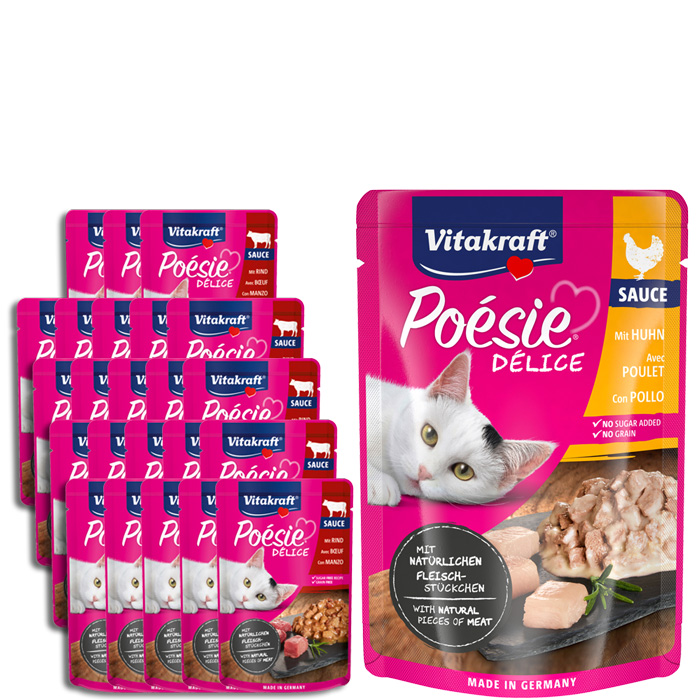 Vitakraft Poésie Délice mit Rind 23x85G