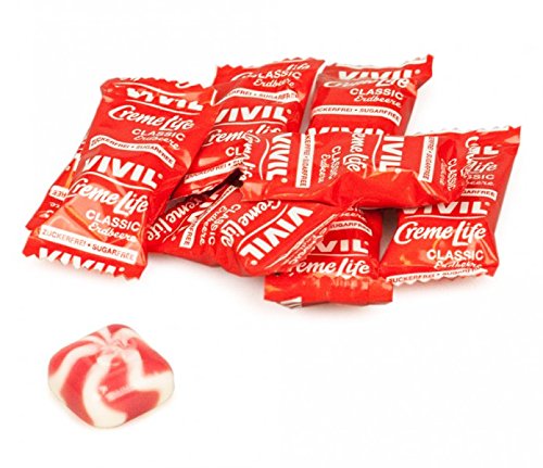 Vivil Creme Life Classic Erdbeere Bonbons Zuckerfrei 1 kg von Vivil