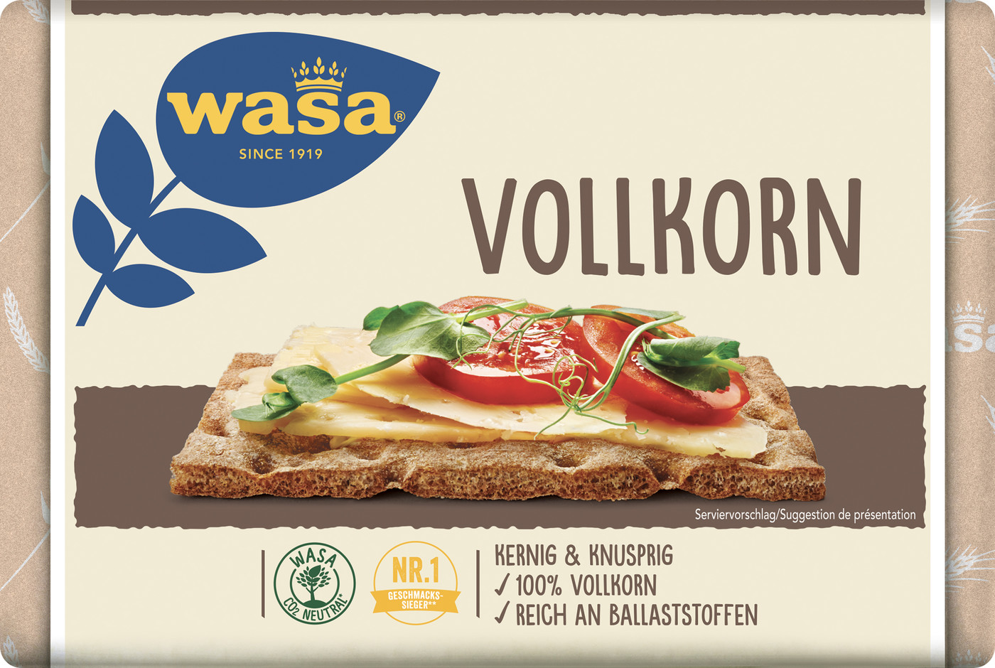 Wasa Knäckebrot Vollkorn 260G