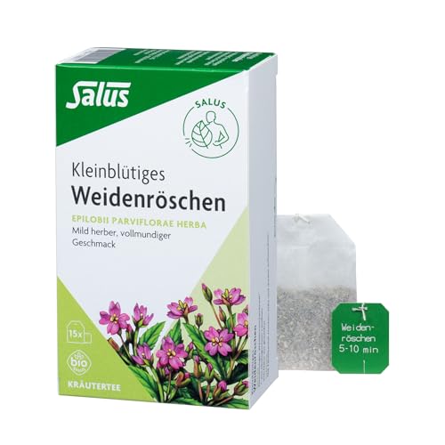 Salus - Weidenröschen Tee - 1x 15 Filterbeutel (27 g) - Kräutertee - Epilobii parviflorae herba - mild herb - vollmundig - aus ökologischem Landbau - von Natur aus glutenfrei - bio von Salus