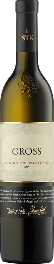 Weingut Gross Ried Nussberg Pretschnigg Morillon Fassreserve 2017