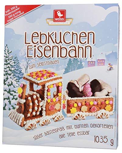 Weiss - Lebkuchen Eisenbahn - 1035g