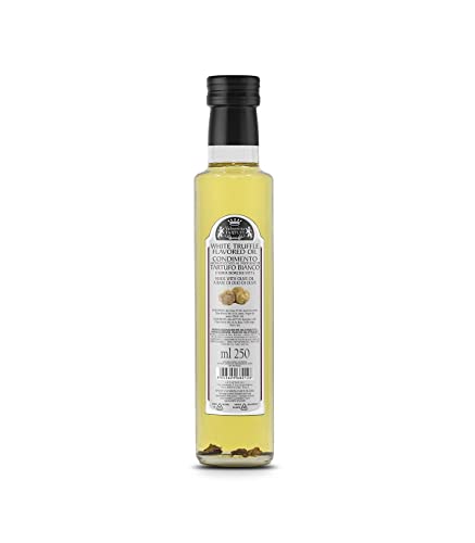 Valnerina Tartufi Olivenöl aromatisiert mit weißen Trüffeln | Gewürz mit Trüffelduft | White Truffle Olive Oil for Cooking & Seasoning | Flasche 250 ml. von Valnerina Tartufi