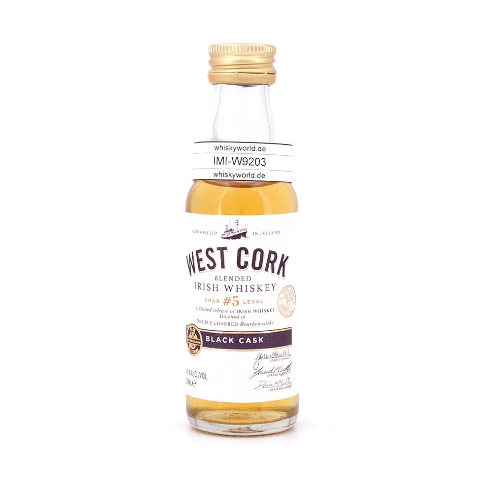 West Cork Black Cask Char #5 Level Char #5 Level 0,050 L/ 40.0% vol