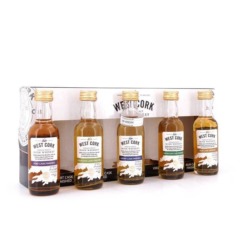 West Cork Collection Set aus (5 x 5cl Flaschen) 0,250 L/ 43.0% vol