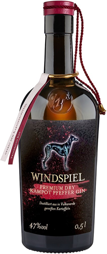 Windspiel Premium Dry Kampot Pfeffer Gin 47%vol