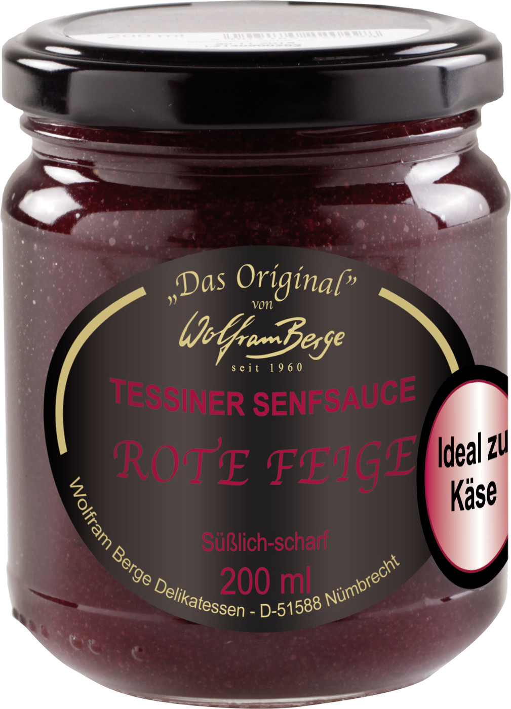 Wolfram Berge Tessiner Senfsauce Rote Feige 200ML