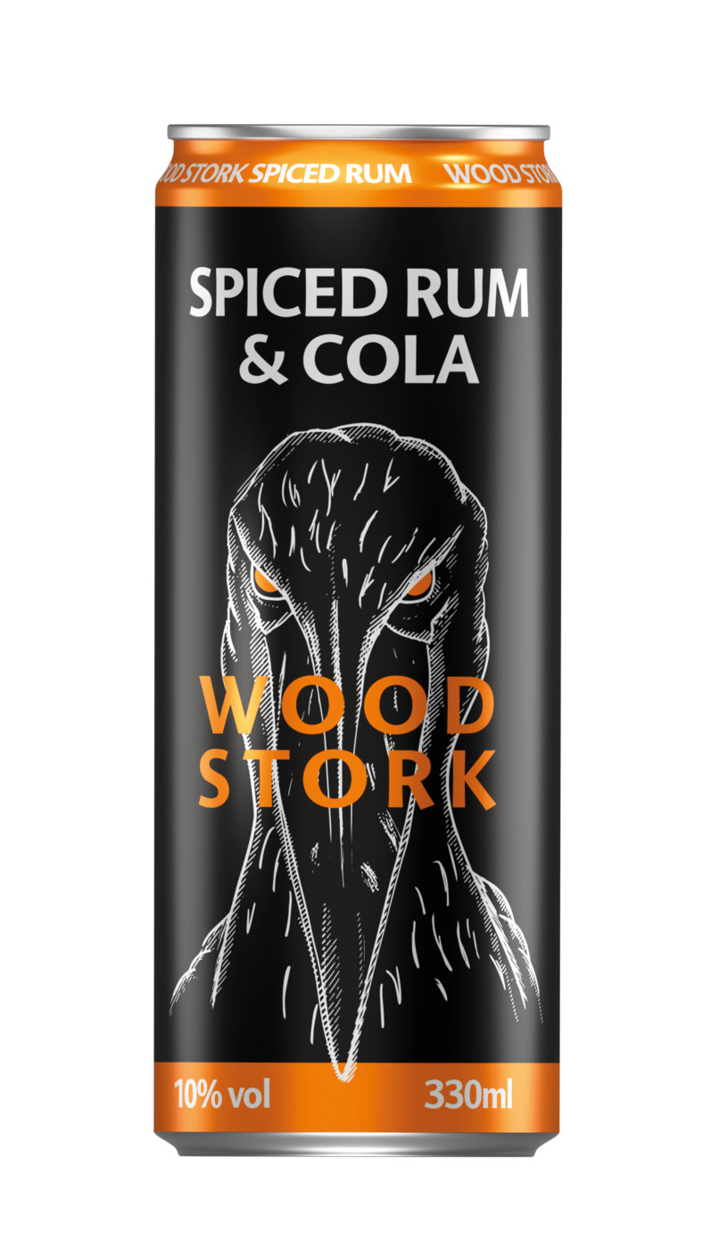 Wood Stork Spiced Rum & Cola 0,33L
