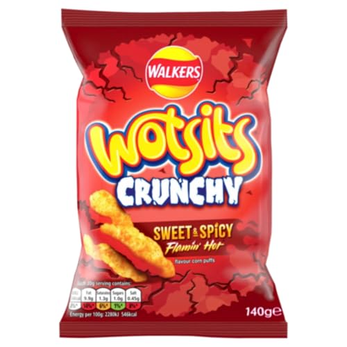 Wotsits Crunchy Flamin Hot 140 g von Walkers